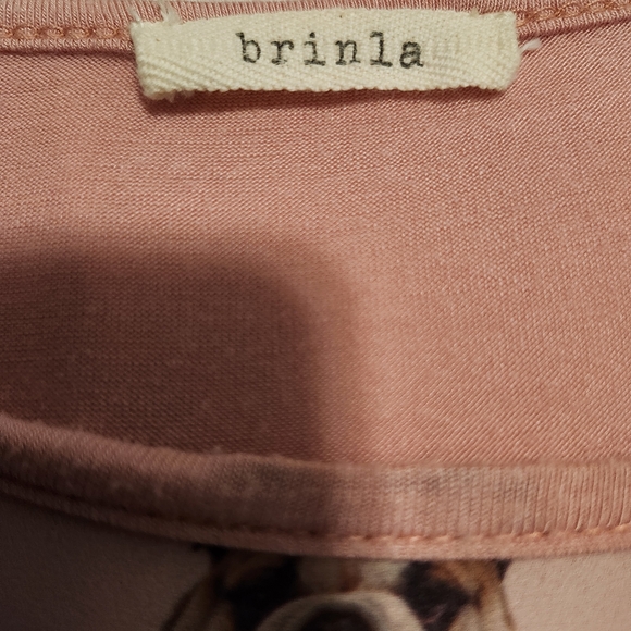 Brinla Pink Bulldog Print Top - Picture 8 of 9